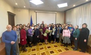 05 березня 2025 р. відбулася зустріч в.о. ректора НФаУ, проф. Алли Котвіцької з колективом Фахового коледжу Національного фармацевтичного університету