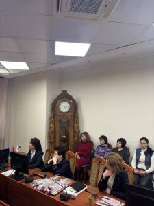05 березня 2025 р. відбулася зустріч в.о. ректора НФаУ, проф. Алли Котвіцької з колективом Фахового коледжу Національного фармацевтичного університету