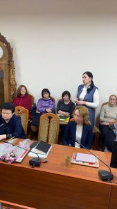 05 березня 2025 р. відбулася зустріч в.о. ректора НФаУ, проф. Алли Котвіцької з колективом Фахового коледжу Національного фармацевтичного університету