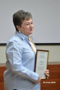 05 березня 2025 р. відбулася зустріч в.о. ректора НФаУ, проф. Алли Котвіцької з колективом Фахового коледжу Національного фармацевтичного університету