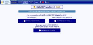 Інфографіка щодо вступу